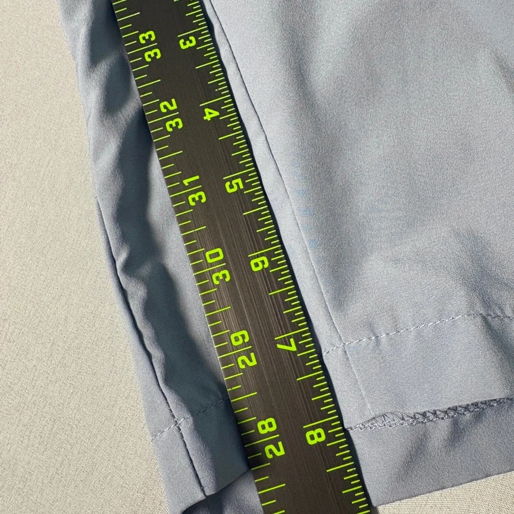 Nike Dri-FIT Mens Training Shorts Light Blue Gray Athletic Gym Running Large
